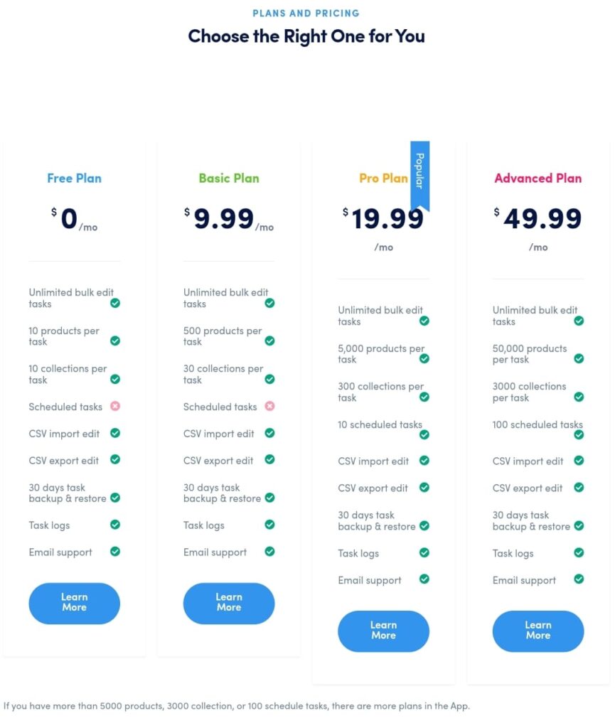 Hextom Bulk Product Editor Pricing