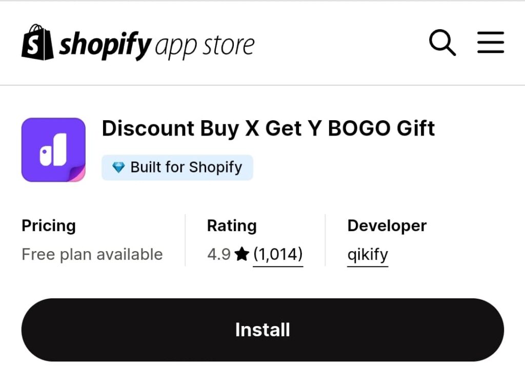 Qikify Upsell Bogo free gift